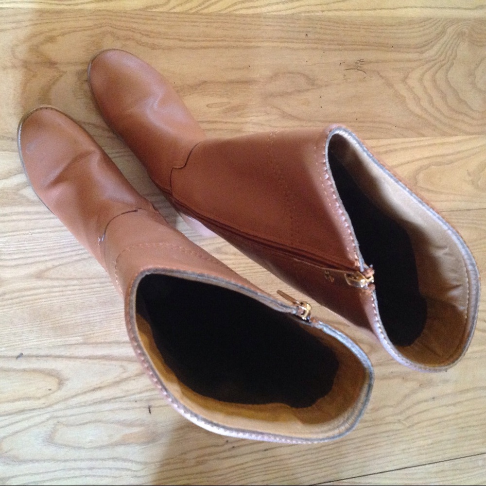 Tory Burch Boots 7 Brown Tall Riding Equestrian - Picture 4 of 8